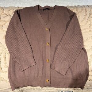 Amazon Cardigan- Lillisory brand- khaki/brown color